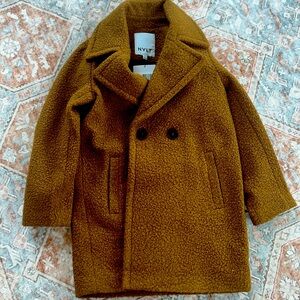 NVLT Flat Boucle double breasted overcoat